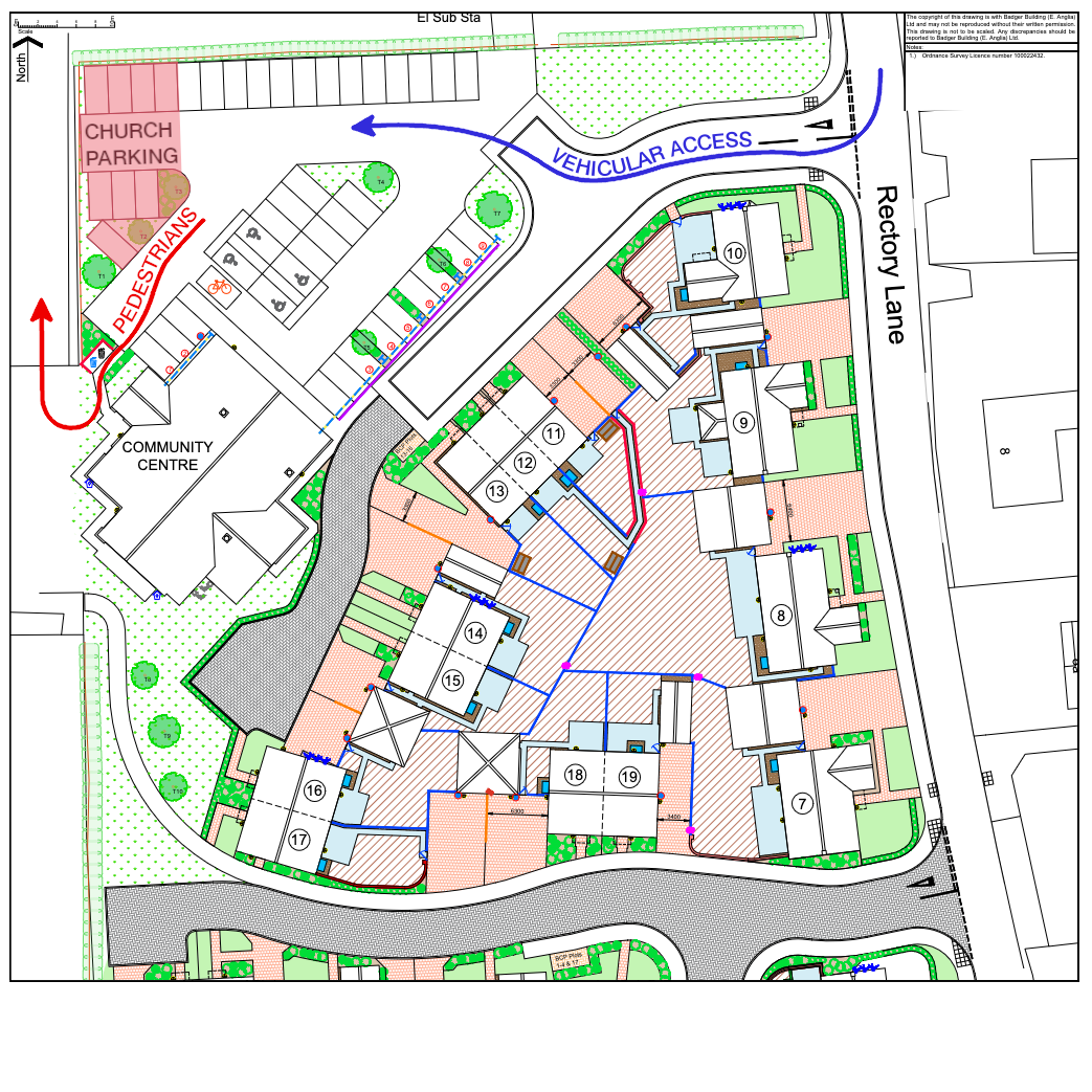 Temporary parking arrangements at All Saints church Temporary parking arrangements at All Saints church