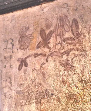 The wallpainting of the seven corporal works of mercy